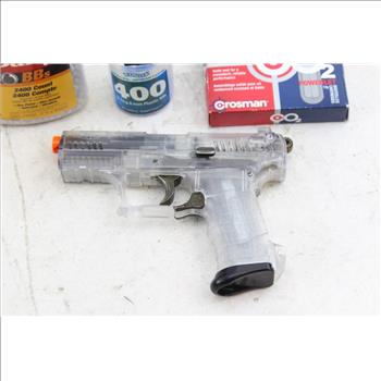 Walther P22 BB Gun, Daisy Bbs, Crosman CO2 Container