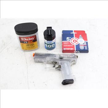 Walther P22 BB Gun, Daisy Bbs, Crosman CO2 Container