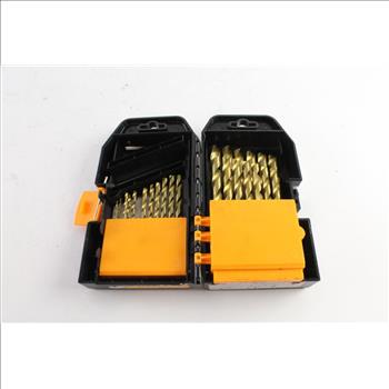 Warrior 29 Piece Titanium Nitride High Speed Steel Drill Bit Set, Incomplete