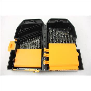 Warrior 29 Piece Wood Drills, And Ridgid 14 Piece Cold Fire Drills,2 Pieces