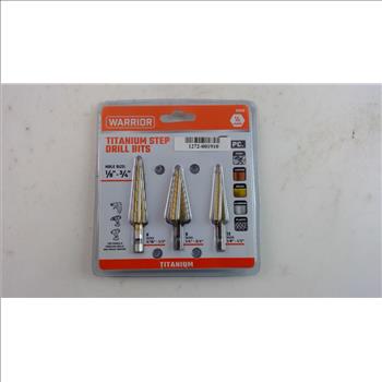 Warrior Titanium Step Drill Bits