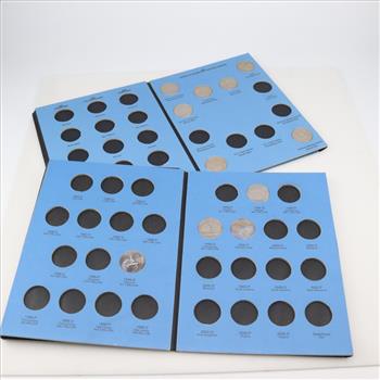 Washington And Statehood Quarter Collection Booklets, 11 Quarters