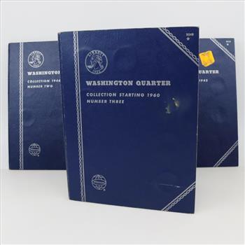 Washington Quarter Collection Booklets; 3 Pieces