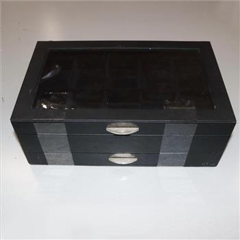 Watch Case with Glass Top