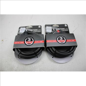 Watchdog 610 Combination Cable Locks, 2 Pieces