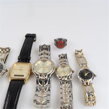 Watches And Ring, 6 Pieces