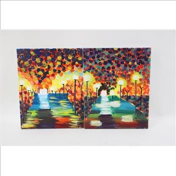 Water Color Pantings, 5 Pieces