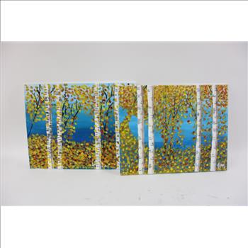 Water Color Pantings, 5 Pieces