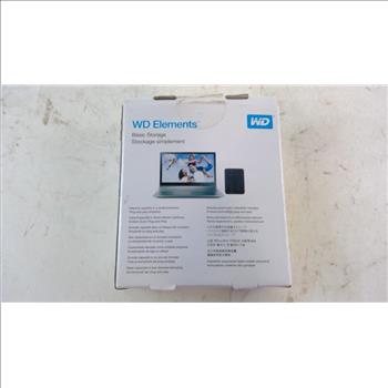 WD Elements Basic Storage 4TB External Hard Drive