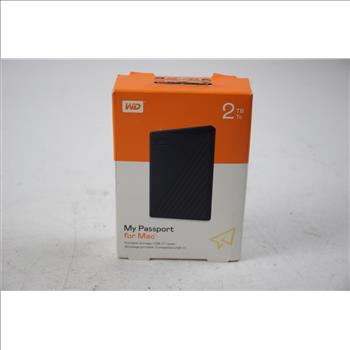 WD My Passport For Mac External Hard Drive, 2TB