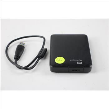 WD My Passport Portable External USB Hard Drive, 1 TB