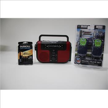 WeatherX AM/FM/Weather Radio & Flashlight And More 3 Pieces