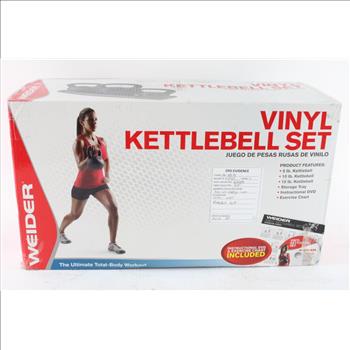 Weider Vinyl Kettlebell Set