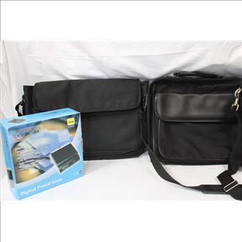 Weigh Max Digital Postal Scale, And Laptop Bags, 4 Pieces