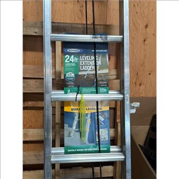 Werner 24ft Leveling Extension Ladder