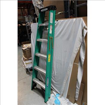 Werner 6-ft Fiberglass Type 2 - 225 Lbs. Capacity Step Ladder