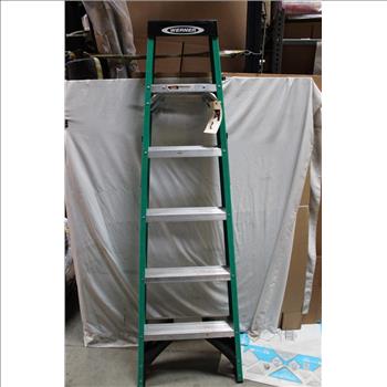 Werner 6-ft Fiberglass Type 2 - 225 Lbs. Capacity Step Ladder