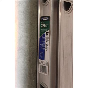 Werner D1224-3 24' Compact Aluminum D-Rung Extension Ladder