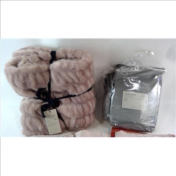 West Elm Faux Throw Blanket And More 4 Pieces