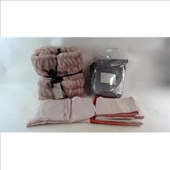 West Elm Faux Throw Blanket And More 4 Pieces