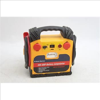 West Marine 260 Psi Compressor 300 Amp Battery Jumpstarter