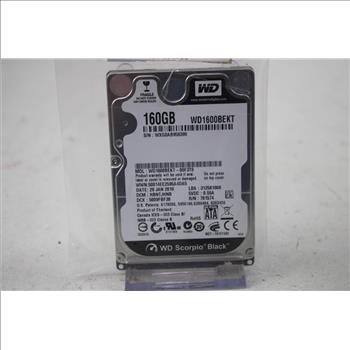 Western Digital 160 GB Internal Hard Drive