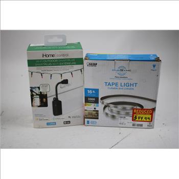 Westinghouse Transformers, LED Tape Lights, Wi-Fi Outdoor Smart Plug, 5 Pieces