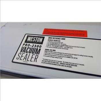 Weston Pro-2300 Vacuum Sealer