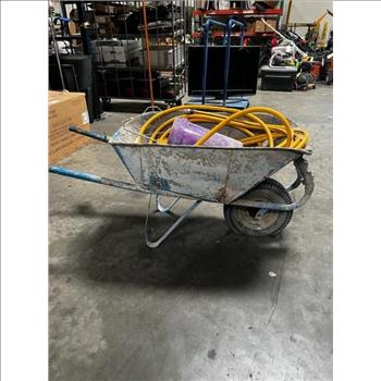 Wheel Barrel With Misc Tools