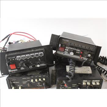 Whelen And Code 3 Siren Controllers, 4 Pieces