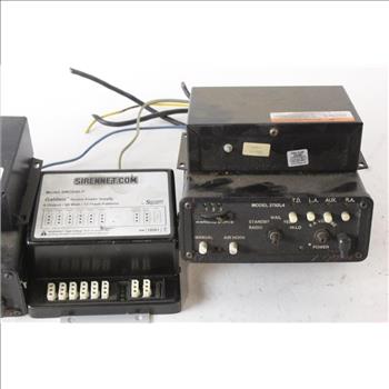 Whelen And Other Siren Controllers And Power Supplies, 4 Pieces