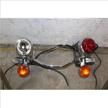 Whelen Harley-Davidson Motorcycle Pole Lights And More, 3 Pieces