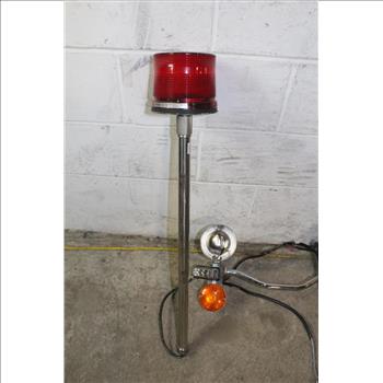 Whelen Harley-Davidson Motorcycle Pole Lights And More, 3 Pieces