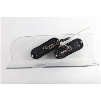 Whelen LED Light Attached To Plexiglass