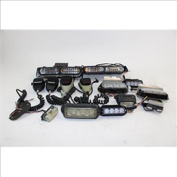 Whelen Lights, Assorted Microphone Attachments, & More; 5+ Pieces