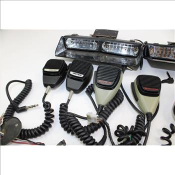 Whelen Lights, Assorted Microphone Attachments, & More; 5+ Pieces