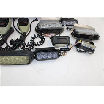Whelen Lights, Assorted Microphone Attachments, & More; 5+ Pieces