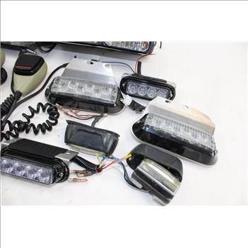 Whelen Lights, Assorted Microphone Attachments, & More; 5+ Pieces