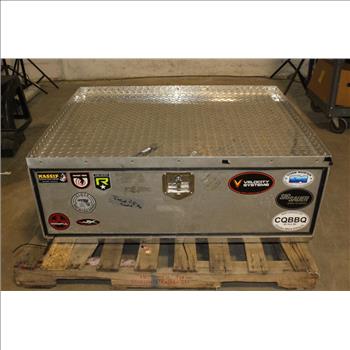 Whelen Siren Amplifer / Power Control Center And More In Metal Tote, 15+ Pieces