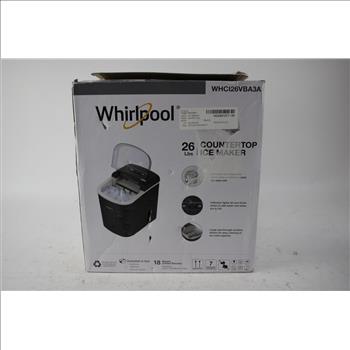 Whirlpool 26lbs Countertop Ice Maker, Volcano Black, WHCI26VBA3A