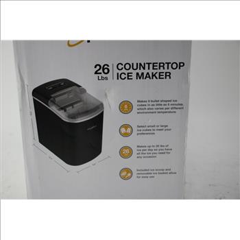 Whirlpool 26lbs Countertop Ice Maker, Volcano Black, WHCI26VBA3A