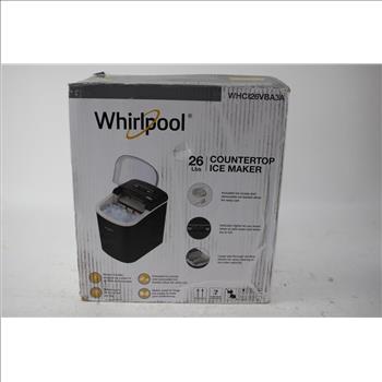Whirlpool 26lbs Countertop Ice Maker, Volcano Black, WHCI26VBA3A