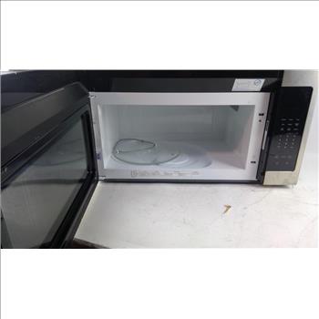 Whirlpool Black And Silver Microwave