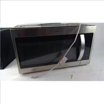 Whirlpool Black And Silver Microwave