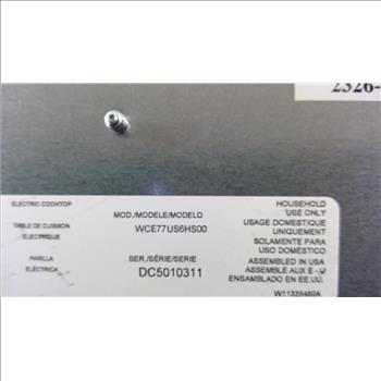 Whirlpool Electric Cooktop