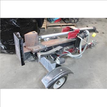 White Outdoor 27-Ton Hydraulic Log Splitter