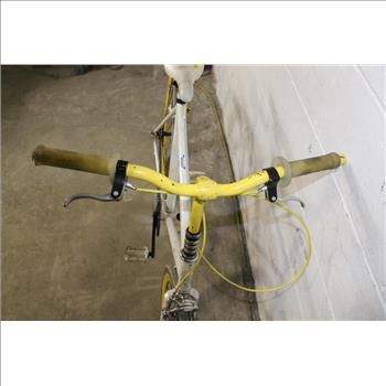 White Single Speed Road Bike