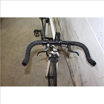 White Single Speed Road Bike