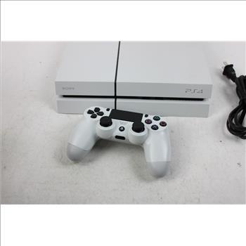 White Sony Playstation 4