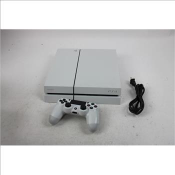 White Sony Playstation 4
